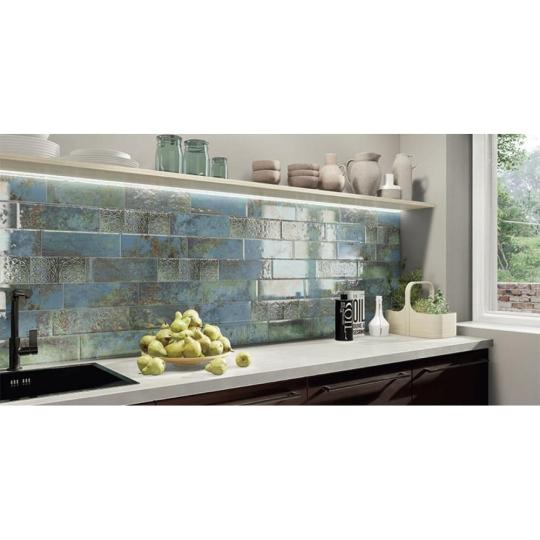 mediteranska rustikalna dekor kuchyna dlazba tyrkysova zelena ludovy vintage vidiecky styl starozitna kupelna vzorovana farebna marocky styl obklad steny dlazby lameridiana dekoracie mainzu bellagio 10x30 dlha dlazba.jpg